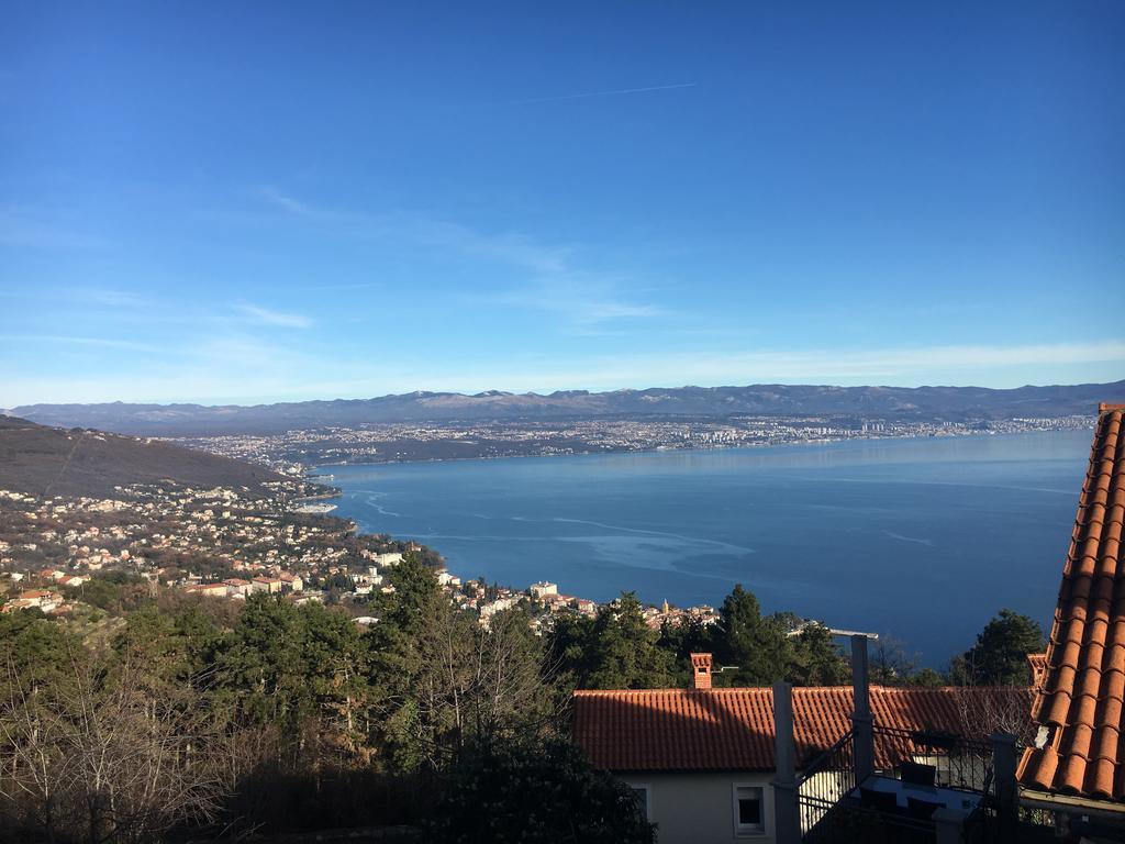 House Anastazia With Spectacular View Villa Lovran Exterior foto