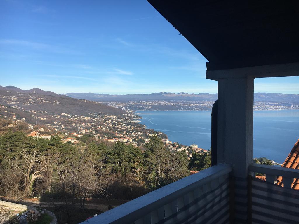 House Anastazia With Spectacular View Villa Lovran Exterior foto