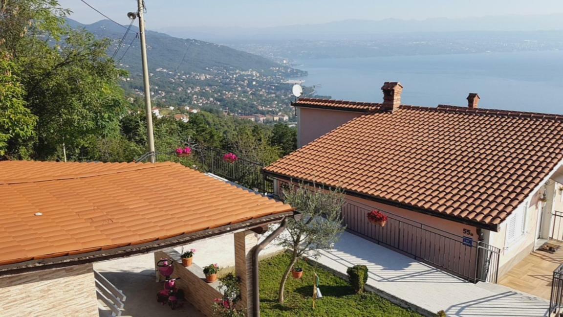 House Anastazia With Spectacular View Villa Lovran Exterior foto